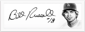 Art of the Signature piece of Bill Russell