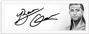 Art of the Signature piece of Brian Ortega