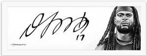 Art of the Signature piece of Davante Adams
