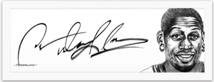 Art of the Signature piece of Dennis Rodman