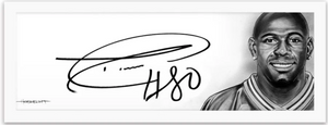 Art of the Signature piece of Donald Driver