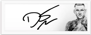 Art of the Signature piece of Dustin Poirier