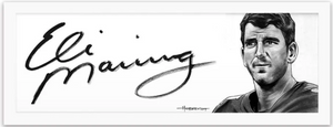 Art of the Signature piece of Eli Manning