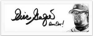 Art of the Signature piece of Eric Gagne