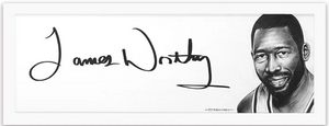 Art of the Signature piece of James Worthy