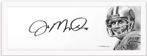 Art of the Signature piece of Joe Montana