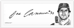 Art of the Signature piece of Jose Canseco