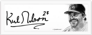Art of the Signature piece of Kirk Gibson