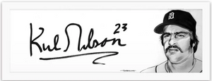 Art of the Signature piece of Kirk Gibson