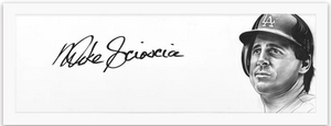 Art of the Signature piece of Mike Scioscia