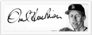Art of the Signature piece of Orel Hershiser
