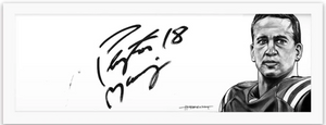 Art of the Signature piece of Peyton Manning
