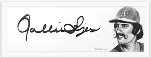 Art of the Signature piece of Rollie Fingers