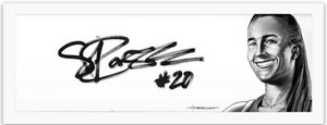 Art of the Signature piece of Sabrina Ionescu