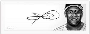 Art of the Signature piece of Sammy Sosa