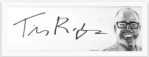 Art of the Signature piece of Travis Rodgers