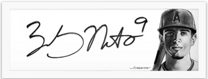 Art of the Signature piece of Zach Neto