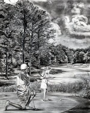 Daddy's Girl Golf Print