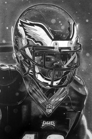 Philadelphia Eagles Helmet Print