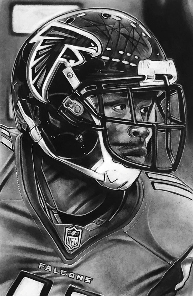 Atlanta Falcons Helmet Print