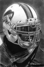 Buffalo Bills Helmet Print