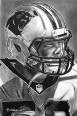 Carolina Panthers Helmet Print