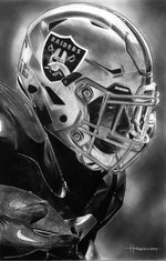 Raiders Helmet Print